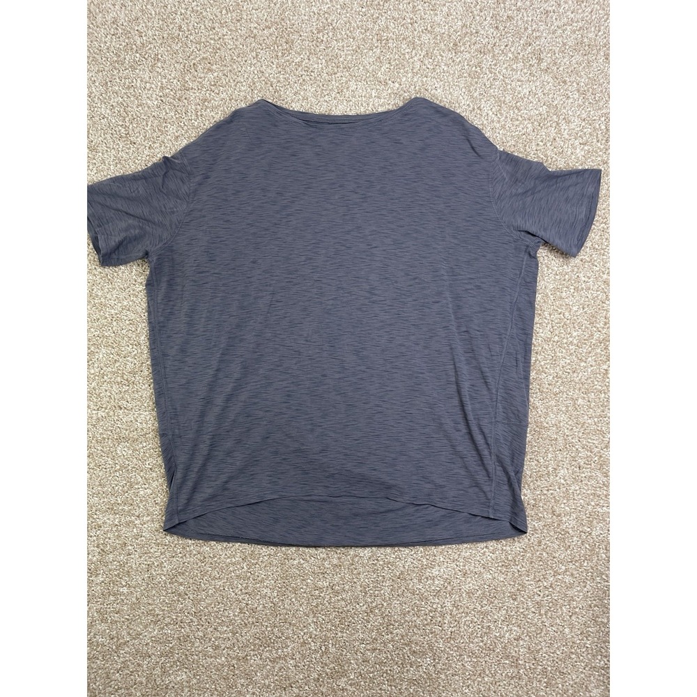 lululemon athletica Heathered Charcoal Gray Men’s Short Sleeve Polo